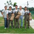 Nov.2007, Helferschulung Johor Bahru-Malaysien v.l. Sean,Wei,Titan, Berhard, Firmin